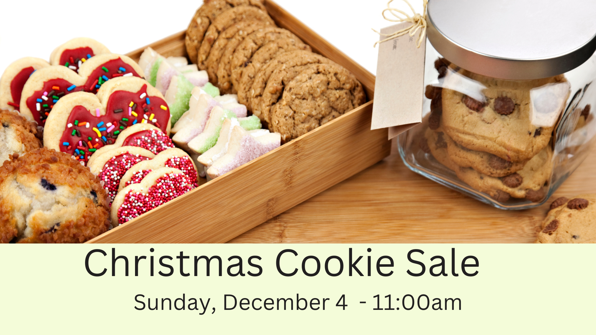 United Women in Faith Christmas Cookie Sale
